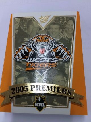 Select 2005 Wests Tigers Nrl Premiership Commemorative Card Set (22)