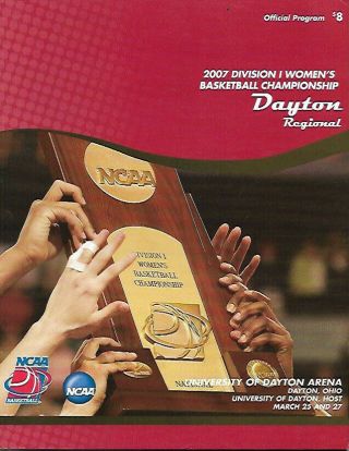 2007 Ncaa Womens Basketball Regional Championship Program