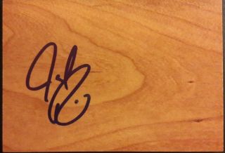 Josh Richardson Miami Heat/tennessee Volunteers Autographed Signed Floorboard