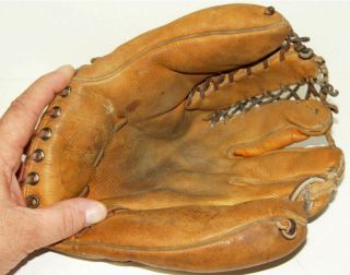 Vintage Jc Higgins Leather Baseball Glove
