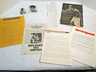 :mike Weaver: Boxing History Complete With Broadcast Scripts,  History & Pictures