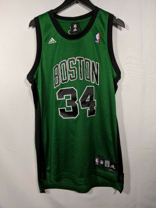 Adidas Authentic Boston Celtics Paul Pierce 34 Jersey Size M Green alternate 2