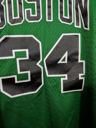 Adidas Authentic Boston Celtics Paul Pierce 34 Jersey Size M Green alternate 4