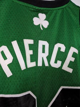 Adidas Authentic Boston Celtics Paul Pierce 34 Jersey Size M Green alternate 7