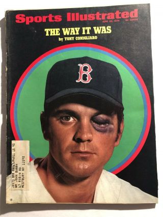 1970 Sports Illustrated Boston Red Sox Tony Conigliaro One Of S.  I.  