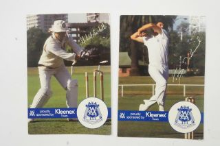 1990/91 Cricket Victorian Bushrangers Set 8 Cards