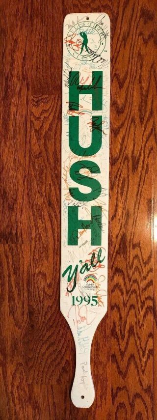 Phil Mickelson Signed Hush Paddle 1995 Bellsouth Classic Pga Golf