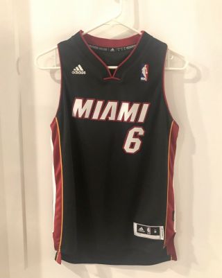 Lebron James Miami Heat 6 Jersey Stitched Woman’s Size M