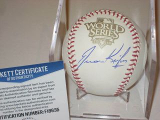 Duane Kuiper (giants) Signed Official 2010 World Series Baseball W/ Beckett