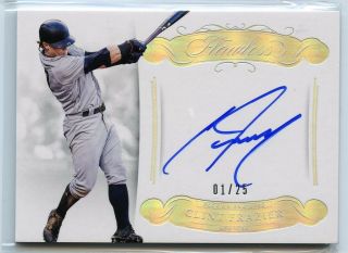 Clint Frazier Yankees - 2018 Panini Flawless - Auto Rc /25