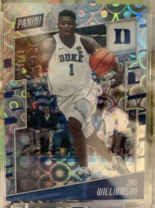 Zion Williamson 2019 Pannini National Convention 8 Of 10.