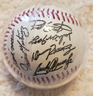 Official Major League Autographed Baseball 1997 Indians Mlb