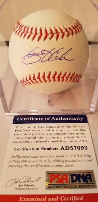 Gerrit Cole Signed Baseball Sweet Spot Psa/dna Sticker/card Mlb Astros