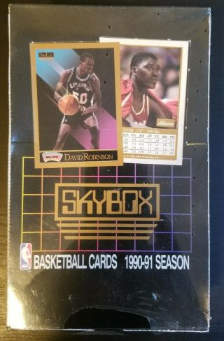 1990 - 91 Skybox Nba Basketball Cards Series One Full Box