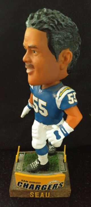 Junior Seau San Diego Chargers Bobble Head Legends Of The Field Limited Edition