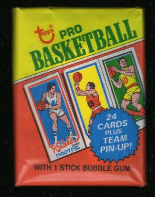 1980/81 Topps Basketball Wax Pack