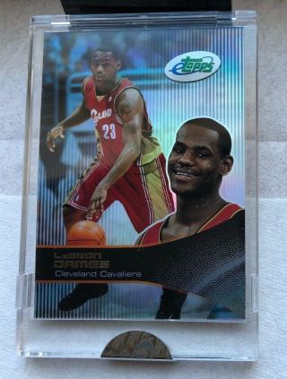 2003 - 04 Etopps Encased In - Hand Lebron James Rc Rookie