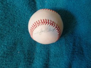 1963 Ny Yankees La Dodgers Stan Williams Autographed Al Baseball Bargain Price