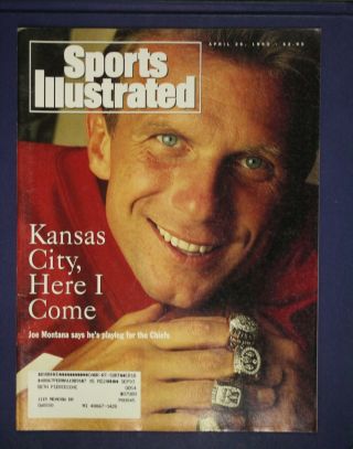 Sports Illustrated April 26 1993 Joe Montana