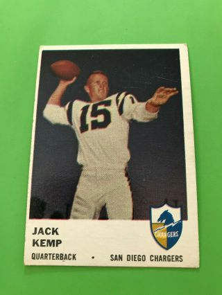 1961 Fleer 155 Jack Kemp Ex,  No Creases Great Color