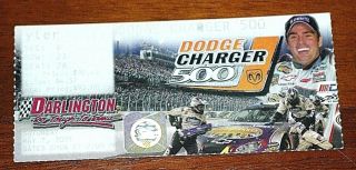 Nascar 2005 Dodge Charger 500 Ticket Stub Greg Biffle Won