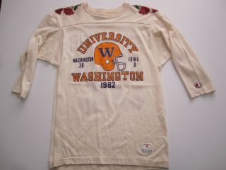 Champion Usa Washington Huskies 1982 Rose Bowl Jersey Ncaa Football Medium Uw