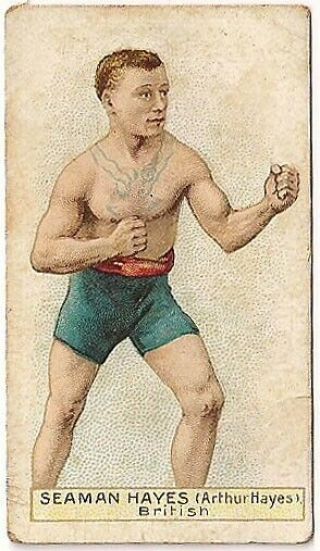 1911 W.  D.  & H.  O.  Wills Boxers - Seaman (arthur) Hayes - Scissors Back