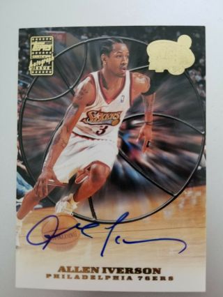 Allen Iverson Topps Certified Autograph Issue 