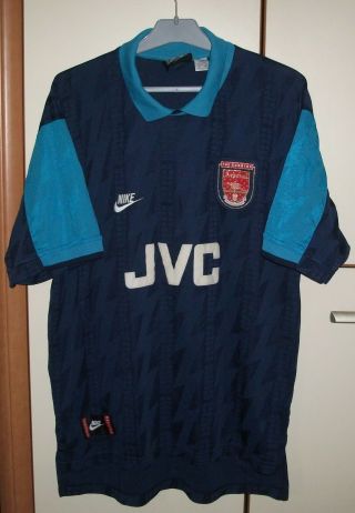 Arsenal London England 1995/1996 Away Football Shirt Jersey Maglia Nike Size Xl