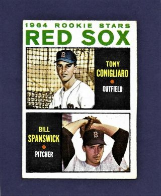 1964 Topps Red Sox Rookies W Tony Conigliaro 287 Ex/mint