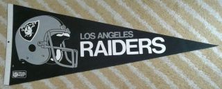 La Los Angeles Raiders Full Size Nfl Football Pennant