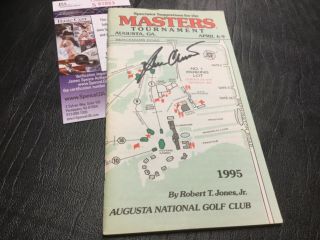 Ben Crenshaw Signed 1984 Masters Spectator Guide Jsa Nicklaus Palmer Spieth