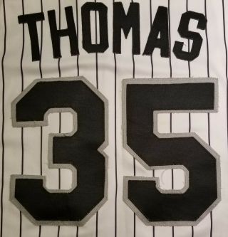 Frank Thomas Chicago White Sox 35 Majestic Baseball Jersey XL 6