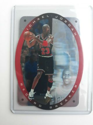 1996 - 97 Upper Deck Spx Basketball Michael Jordan Record Breaker Insert Card R1