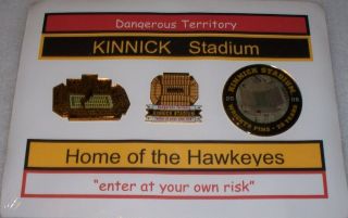 Iowa Hawkeye - Kinnick Stadium Pin Display