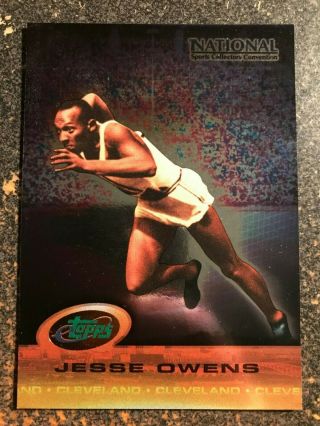 Jesse Owens 2004 National Sports Collector Convention Etopps Rare Vip Promo Card