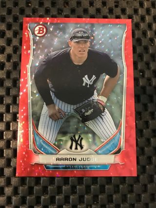 Aaron Judge 2014 Bowman Red Ice Sp Rc 088/150 Yankees Rookie