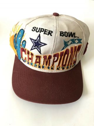 Vtg 1996 Logo Athletic Dallas Cowboys Bowl Xxx Champions Snapback Hat Nwts