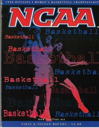 1998 Ncaa Womens Basketball Championship Program