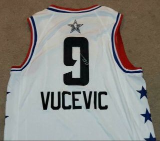 Orlando Magic Nikola Vucevic Signed 2019 Nba All Star Game Magic Jersey W/coa