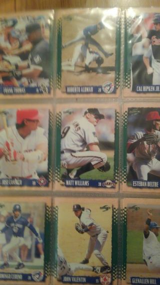 1995 Score Baseball Complete Set In Binder - 605 Cards - In Usa