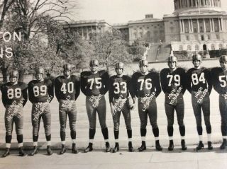 1952 Washington Redskins football panorama Sammy Baugh Curly Lambeau HOF 9