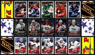 2014 - 15 Panini 14 - 15 Nhl Hockey Stickers Complete Set Of 500 W/sps Mackinnon Rc