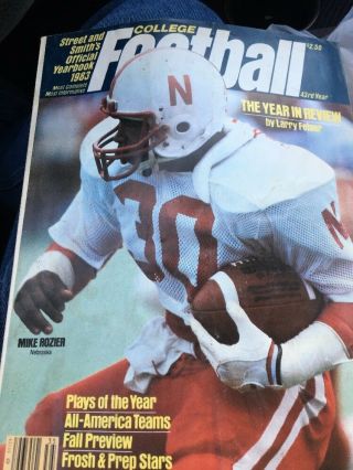 1983 Street & Smith College Football Yearbook Mike Rozier Nebraska