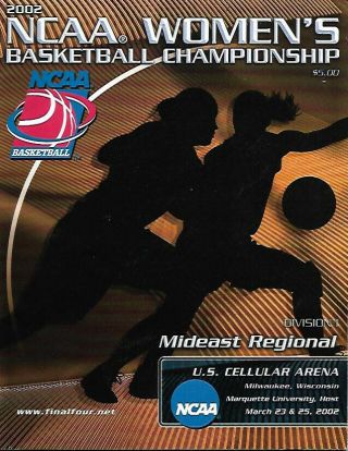 2002 Ncaa Womens Basketball Championship Program