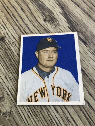 1949 Bowman Baseball Card 85 Johnny Mize Exmt