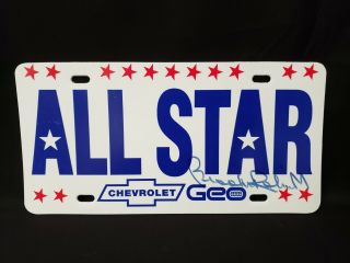Brooks Robinson Baltimore Orioles Autographed License Plate All Star Chevrolet