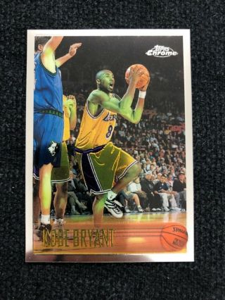 1996 - 97 Topps Chrome Kobe Bryant Rookie 138 Rc