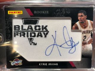 2012 Panini Black Friday Kyrie Irving Rc Rookie Auto Autograph Cleveland Cavs