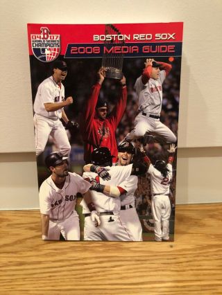 2008 Boston Red Sox Media Guide 2007 World Series Champs